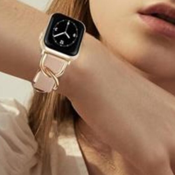 NEW Slim Leather Stylish Apple Watch Band main image 4